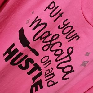 DaRes Large Pink Short Seleve Graphic T-shirt